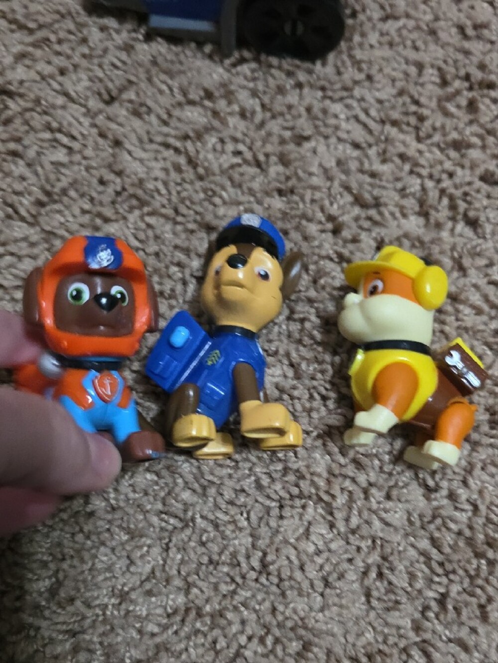 Colorful Kids Paw Patrol Action Figures - Blue, Yellow, Red, Green - Picture 4 of 5
